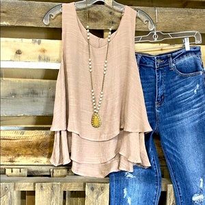 Boho lot of 3 new XL tops!Cotton blend flow-y tops